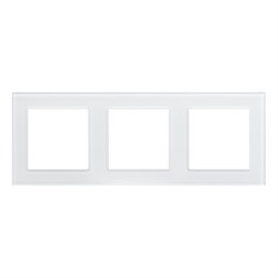 Рамка стеклянная FRM-GLARE-GS-3-WH (Arlight, -) 043799 - фото 103498