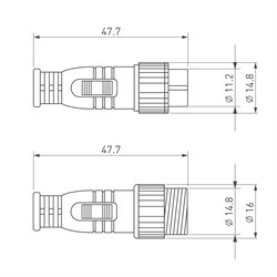 Заглушка ARL-LINE-CAP-2pin-SET (Arlight, IP67 Пластик, 3 года) 042610 - фото 103684