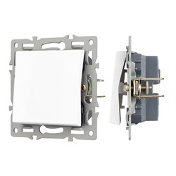 Механизм выключателя одноклавишный проходной SWT-MKP1-PL-WH (250V, 16A) (Arlight, -) 043714 - фото 104197