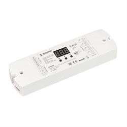 INTELLIGENT ARLIGHT Диммер SMART-DALI-104-62-ADDR-DIM-DT6-SUF (12-48V, 4x5A) (IARL, IP20 Пластик, 5 лет) 038157 - фото 104925