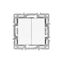 Механизм выключателя двухклавишный проходной SWT-MKP2-PL-WH (250V, 16A) (Arlight, -) 043727 - фото 104946