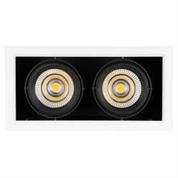 Светильник CL-KARDAN-S375x190-2x25W White6000 (WH-BK, 30 deg) (Arlight, IP20 Металл, 3 года) 028862 - фото 105669