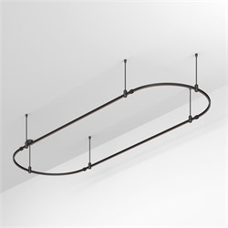 Трек ART-APRIORI-OVAL-ROD-400-3000x1000 (BK) (Arlight, IP20 Металл, 3 года) 048508 - фото 110156