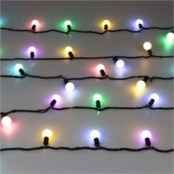 Светодиодная гирлянда ARD-BALL-PRO-D23-20000-BLACK-160LED RGB (230V, 14W) (Ardecoled, IP65) 025635 - фото 110483