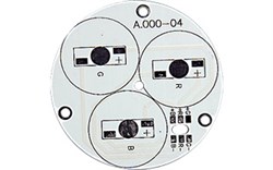 Плата D55-3E 1R-1G-1B Emitter (3x LED, 000-04) (Turlens, -) 011054-1 - фото 111775