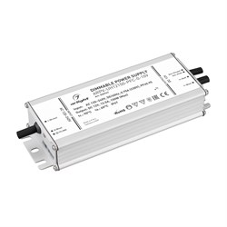 Блок питания ARPV-UH12150-PFC-0-10V (12V, 12.5A, 150W) (Arlight, IP67 Металл, 7 лет) 025747 - фото 113328