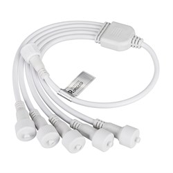 Коннектор питания ARD-CLASSIC-SYNC-RGB White (230V, 5 ports) (Ardecoled, Закрытый) 031805 - фото 113396