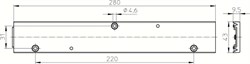 Оптика VS 98810 LINEARE OPTIK Diffus 280мм  -   для светодиодных линеек 559972.01 - фото 11574