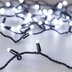 Светодиодная гирлянда ARD-STRING-CLASSIC-10000-BLACK-100LED-MILK-STD White (230V, 7W) (Ardecoled, IP65) 031206 - фото 116701
