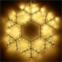 Фигура ARD-SNOWFLAKE-M7-450x375-108LED Warm (230V, 6.5W) (Ardecoled, IP65) 025315 - фото 117550
