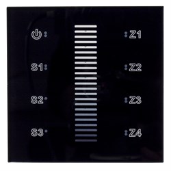 INTELLIGENT ARLIGHT Сенсорная панель DALI-901-11-ADDR-3SC-DIM-DT6-IN Black (BUS) (IARL, IP20 Пластик, 3 года) 037189 - фото 118033
