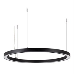 Светильник SP-CIRCLE-HANG-O3535-D900-55W Warm3000 (RAL9005, 120 deg, 230V) IP40 LED (Arlight, Алюминий) 049368 - фото 120112