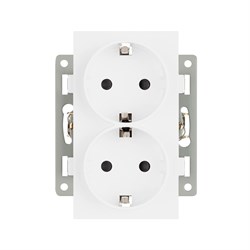 Механизм электрической розетки SCT-MEUD-PL-WH (250V, 16A) (Arlight, -) 043764 - фото 121826