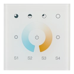 INTELLIGENT ARLIGHT Сенсорная панель DALI-901-11-1G-4SC-MIX-DT8-IN White (BUS/230V) (IARL, IP20 Пластик, 3 года) 037196 - фото 122346