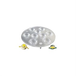 Блок линз 9B50DF (50°, 9X LED) (Turlens, -) 016072 - фото 124349
