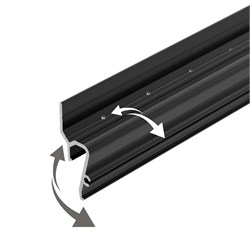 Профиль STRETCH-SHADOW-TECH-VENT-2000 BLACK (A2-DELTA) (Arlight, Алюминий) 041160 - фото 124788
