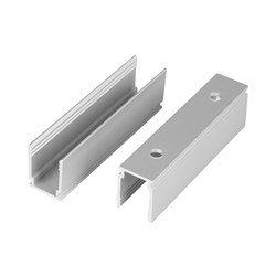 Держатель ARL-Mini-Clip-80 (16x8mm) (Arlight, Алюминий) 033836 - фото 128569