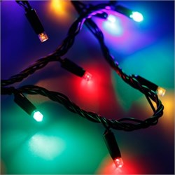 Светодиодная гирлянда ARD-STRING-CLASSIC-10000-BLACK-100LED-LIVE RGB (230V, 7W) (Ardecoled, IP65) 025808 - фото 128614