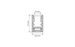 Профиль с экраном ALU-SWISS-2000 ANOD+CLEAR (Arlight, Алюминий) 015389 - фото 129182