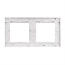Рамка стеклянная FRM-GLARE-GS-2-WH (Arlight, -) 043796 - фото 129889