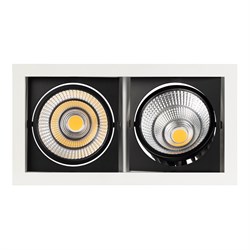 Светильник CL-KARDAN-S283x152-2x25W Warm3000 (WH-BK, 30 deg) (Arlight, IP20 Металл, 3 года) 028861 - фото 130536