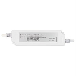 Контроллер ARD-CLASSIC-SYNC-RGB-3000LED White (230V, 250W, RF ПДУ) (Ardecoled, Закрытый) 031211 - фото 131323