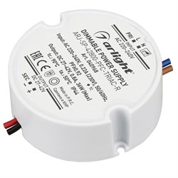 Блок питания ARJ-SP-42800-PFC-TRIAC-R (36W, 27-42V, 800mA) (Arlight, IP44 Пластик, 5 лет) 040968 - фото 131749