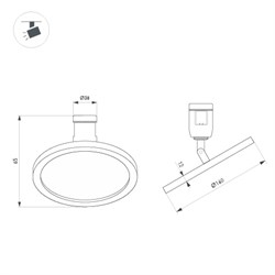 Светильник ART-APRIORI-PLATO-TURN-R160-12W Warm3000 (TN, 120 deg, 48V) (Arlight, IP20 Металл, 3 года) 047785 - фото 133050