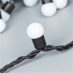 Светодиодная гирлянда ARD-BALL-PRO-D17.5-10000-BLACK-100LED RGB (230V, 7W) (Ardecoled, IP65) 025586 - фото 133851