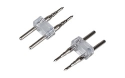 Силовой коннектор ARL-2pin-Mini (16x8mm) (Arlight, Металл) 021552 - фото 134377