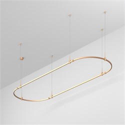 Трек ART-APRIORI-OVAL-HANG-3000x1000 (GD) (Arlight, IP20 Металл, 3 года) 048501 - фото 135084