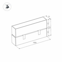 Светильник MAG-FLAT-FOLD-45-S1005-30W Warm3000 (WH, 100 deg, 24V) (Arlight, IP20 Металл, 3 года) 027001 - фото 135713