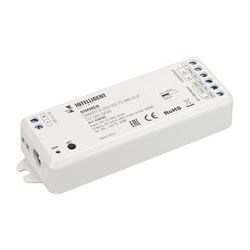 INTELLIGENT ARLIGHT Диммер SMART-0-10V-102-72-MIX-SUF (12-36V, 2x5A) (IARL, IP20 Пластик, 5 лет) 038182 - фото 136396