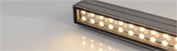 Светодиодный прожектор AR-LINE-1000M-24W-24V RGB (Grey, 30 deg, DMX512) (Arlight, Закрытый) 023624 - фото 137670