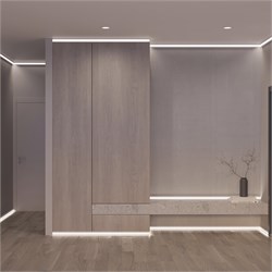Профиль PLINTUS-H54-2000 BLACK (Arlight, Алюминий) 045433 - фото 137833