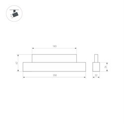 Светильник MAG-ORIENT-FLAT-L350-12W Day4000 (WH, 80 deg, 48V) (Arlight, IP20 Металл, 5 лет) 049590 - фото 138740