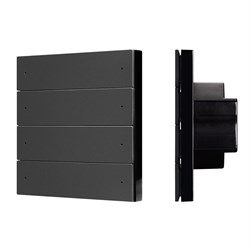 INTELLIGENT ARLIGHT Кнопочная панель SMART-DMX512-801-22-8G-8SC-DIM-IN Black (230V, 2.4G) (IARL, IP20 Пластик, 5 лет) 039316 - фото 138785