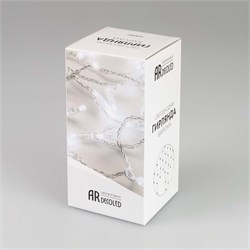 Светодиодная гирлянда ARD-EDGE-CLASSIC-2400x600-BLACK-88LED-FLASH BLUE (230V, 6W) (Ardecoled, IP65) 026010 - фото 140203