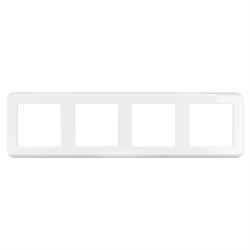 Рамка пластиковая FRM-VERSA-PL-4-WH (Arlight, -) 045187 - фото 142029