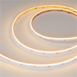 Лента COB-S-X480-8mm 24V Warm3000 (6 W/m, IP20, 5m) (Arlight, боковое свечение) 046903 - фото 142315