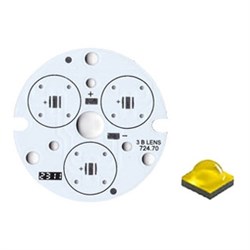 Плата D44-3XP CREE (3X LED, 724-70) (Turlens, -) 013791 - фото 142593