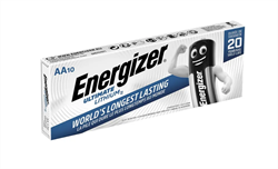 Батарейки ENERGIZER Ultimate Lithium R06/АА (L91) 10BL (блистер 10шт) 7638900343526 - фото 143766