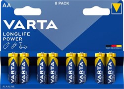 Батарейки VARTA LONGLIFE POWER LR06/АА BL8 (блистер 8шт) 4008496559510 - фото 143890