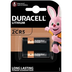 Батарейки DURACELL 2CR5 BL1  (блистер 1шт) 5000394245105 - фото 144493