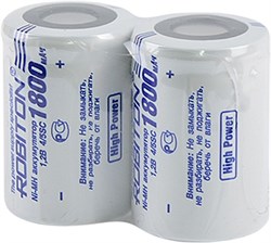 Аккумулятор ROBITON 1800MH4/5SC-2 High Power SR2, в упак 18 шт 14669Б - фото 146058
