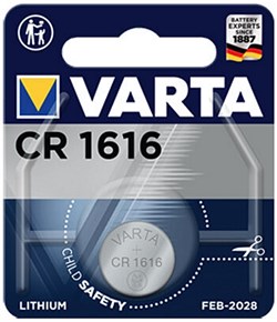 Батарейки литиевые VARTA ELECTRONICS CR1616 6616 BL1 (блистер 1шт) 4008496270989 - фото 146241