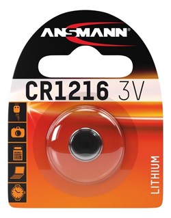 Батарейки литиевые ANSMANN 1516-0007 CR1216 BL1 NEW 13870Б - фото 146899