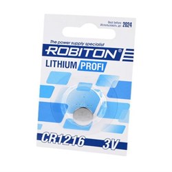 Батарейки литиевые ROBITON PROFI R-CR1216-BL1 CR1216 BL1 14626Б - фото 146910