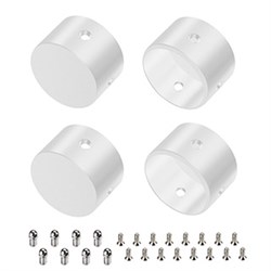 Заглушка WPH-FLEX-D22-360deg WHITE ALU глухая (Arlight, Металл) 049939 - фото 150856