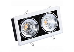 Светильник FL-LED Grille-111-2  60W  3000K 360*195*170мм 60Вт 4800Лм (  карданный светодиодный белый) 606709 - фото 15404
